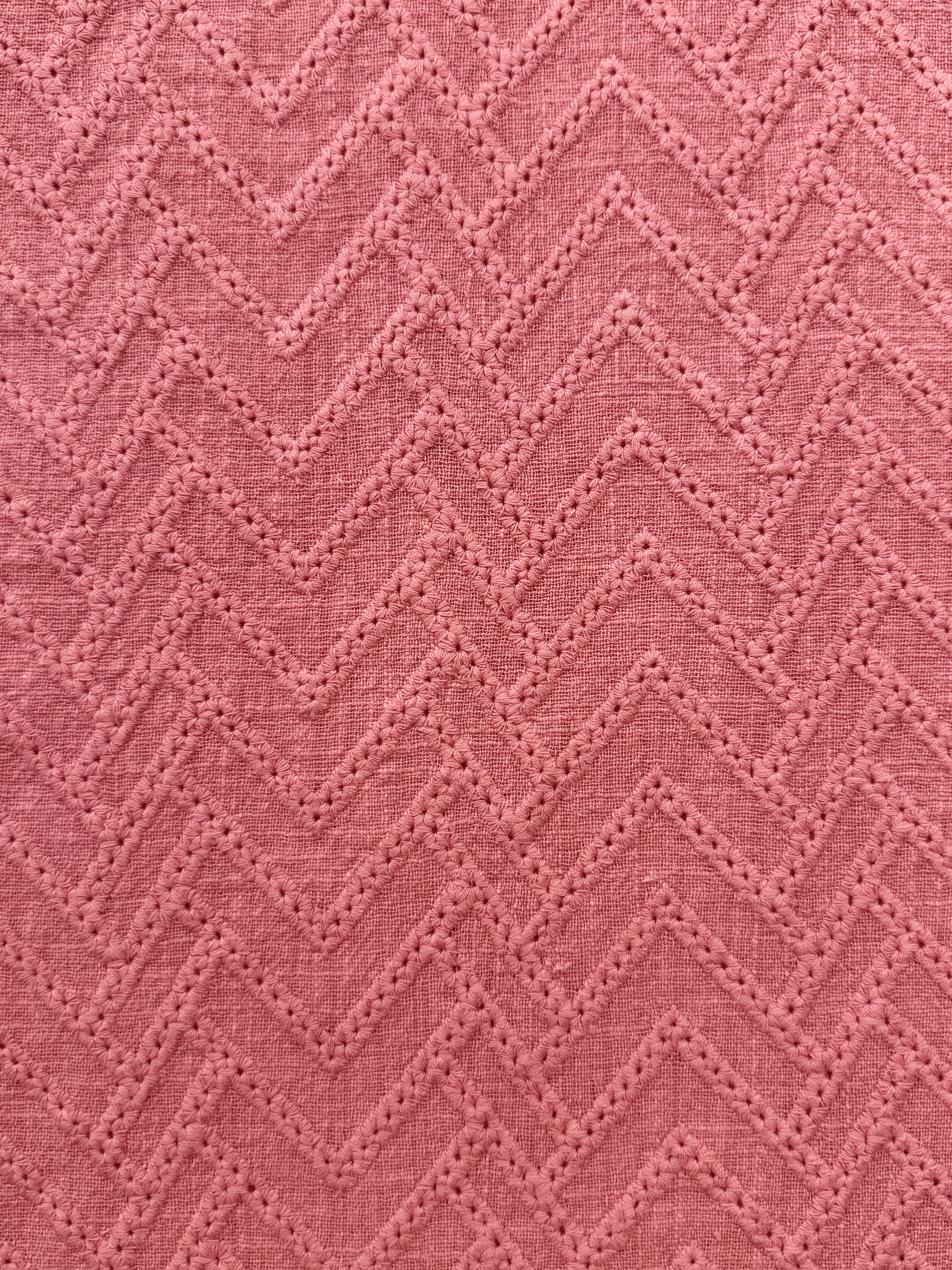 Coral Reef Embroidered Cotton