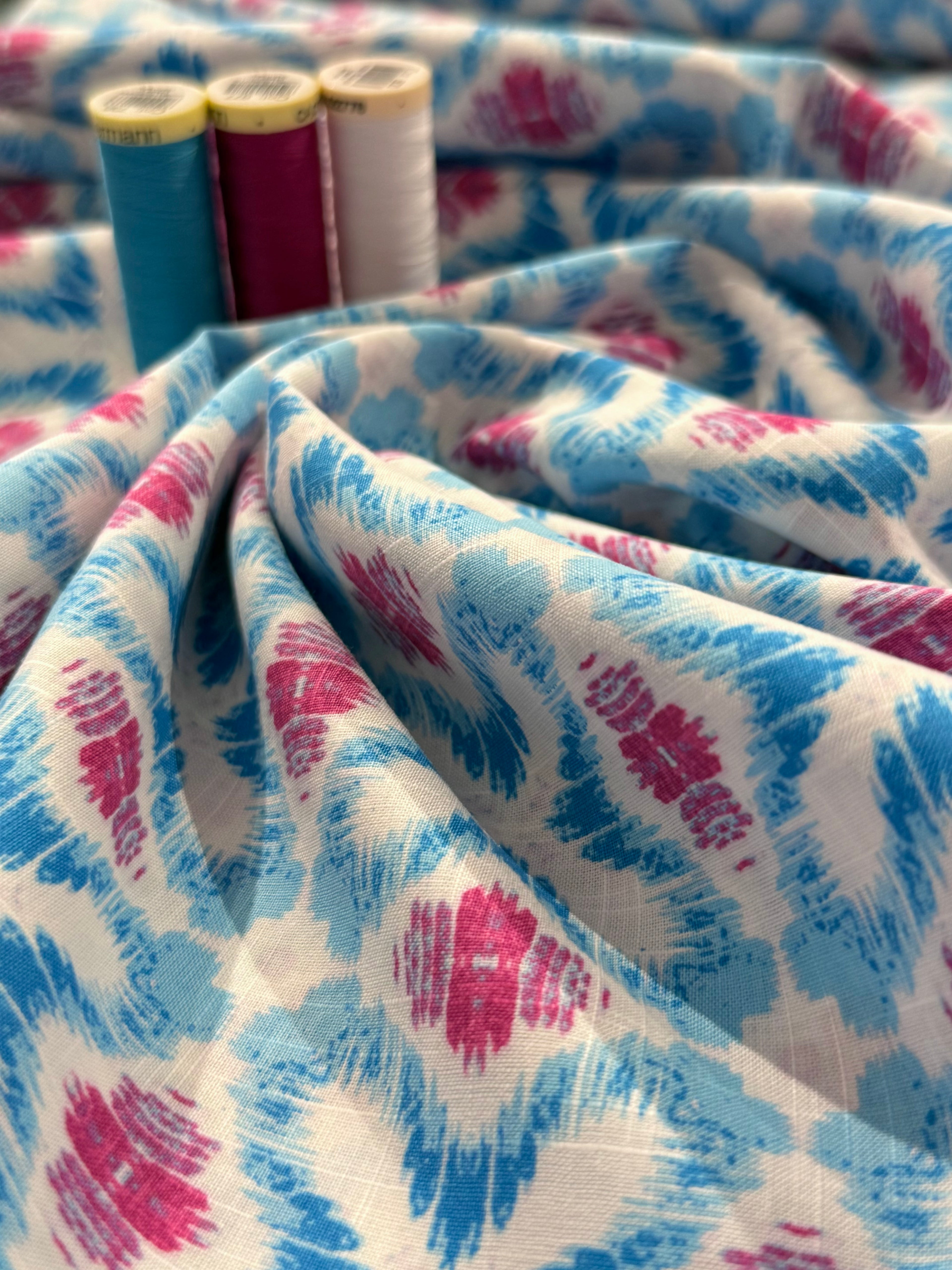 Lydia Cotton Linen Blend 80cm Remnant