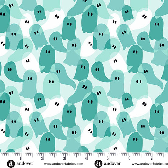 Ghostly Garden 5 Inch Charm Pack By KP Creates for Andover Fabrics