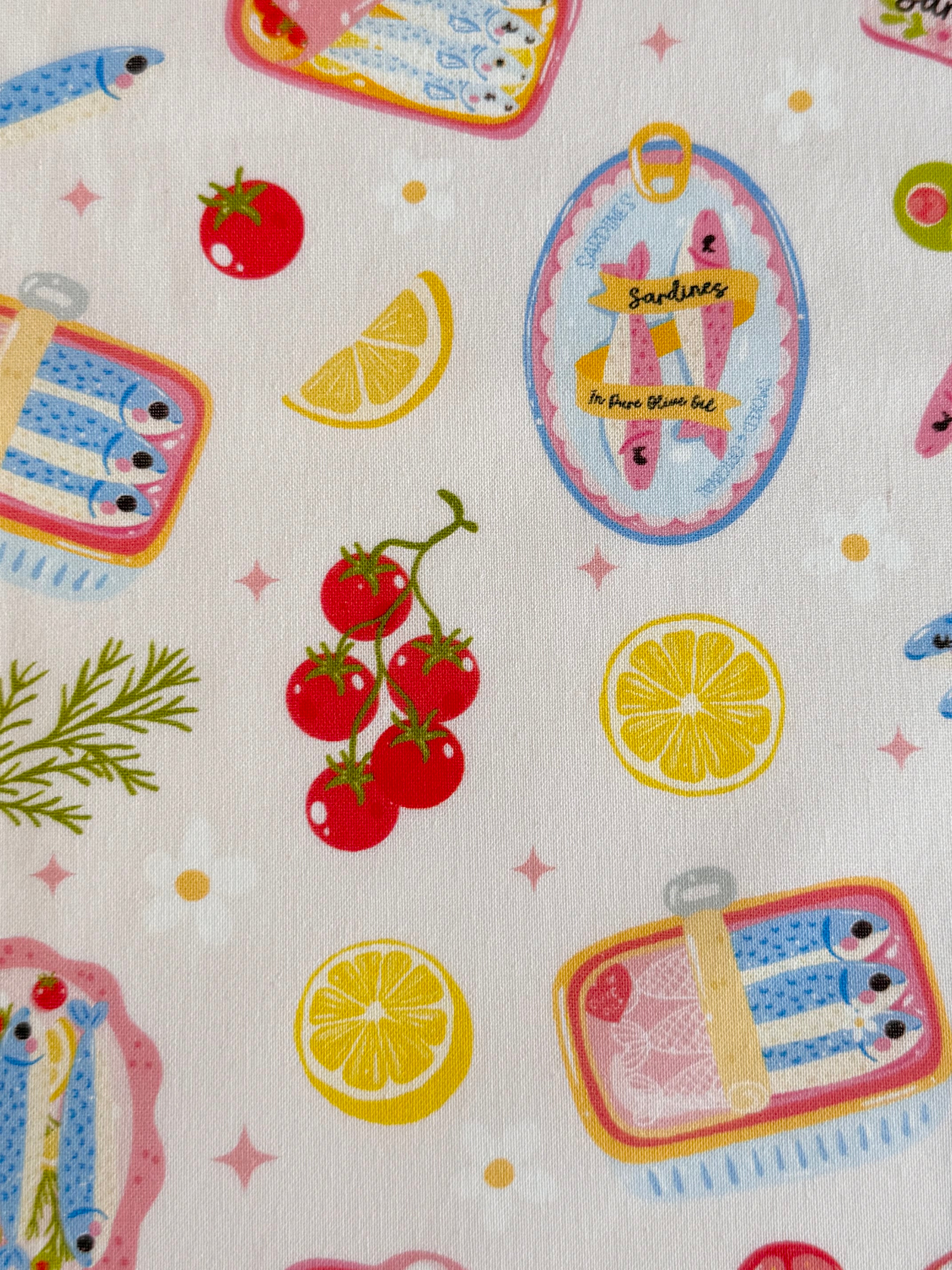 Sardine Picnic Cotton 95cm Remnant