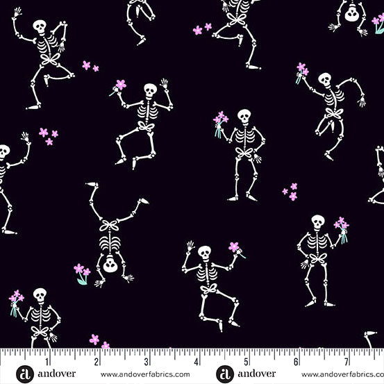 Ghostly Garden 5 Inch Charm Pack By KP Creates for Andover Fabrics
