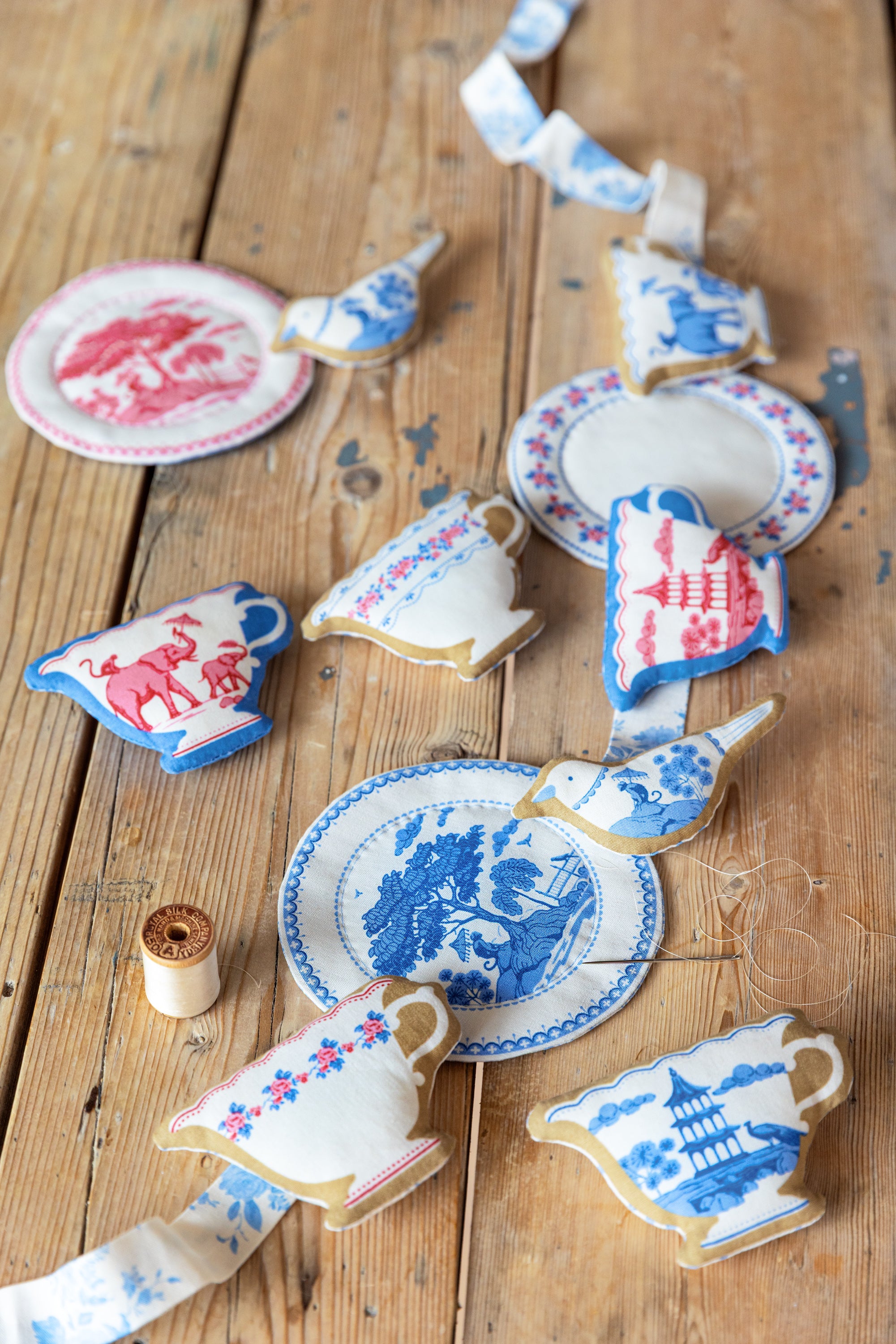 Something Blue - Labels And Ornaments Blue TD110173 By Tilda