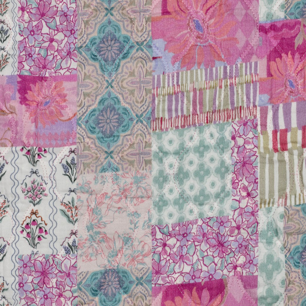 Bohemian Patchwork Pre-Quilted Double Gauze
