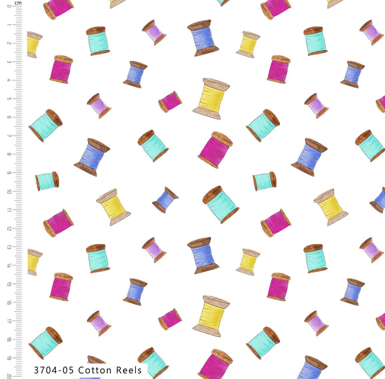 Cotton Reels 3704-05 By The Fabric Squirrel