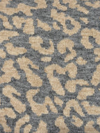 Classic Leopard Jacquard Knit -  Silver Grey