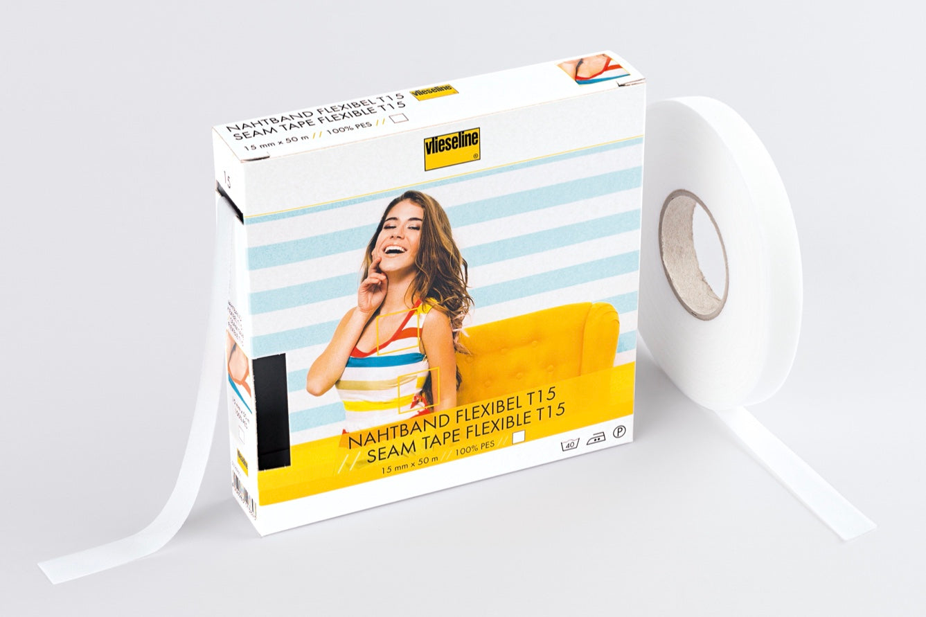 Vlieseline Seam Tape Flexible T15 White