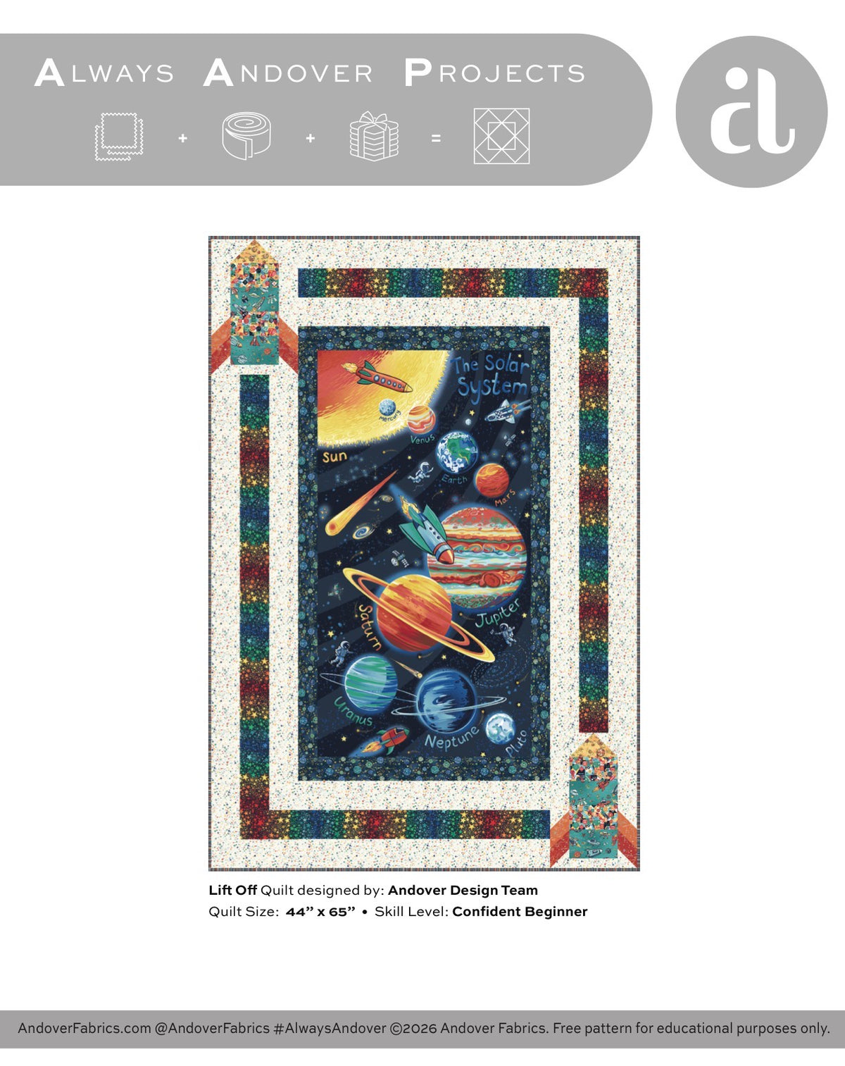 Orbit Panel MU-254-1 By Makower UK