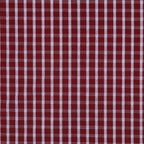 Burgundy Chevron Check Yarn Dyed Cotton