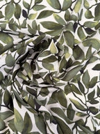 Painterly Leaf Viscose Blend