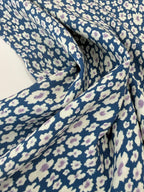 Wild Blossom Lyocell - Blue