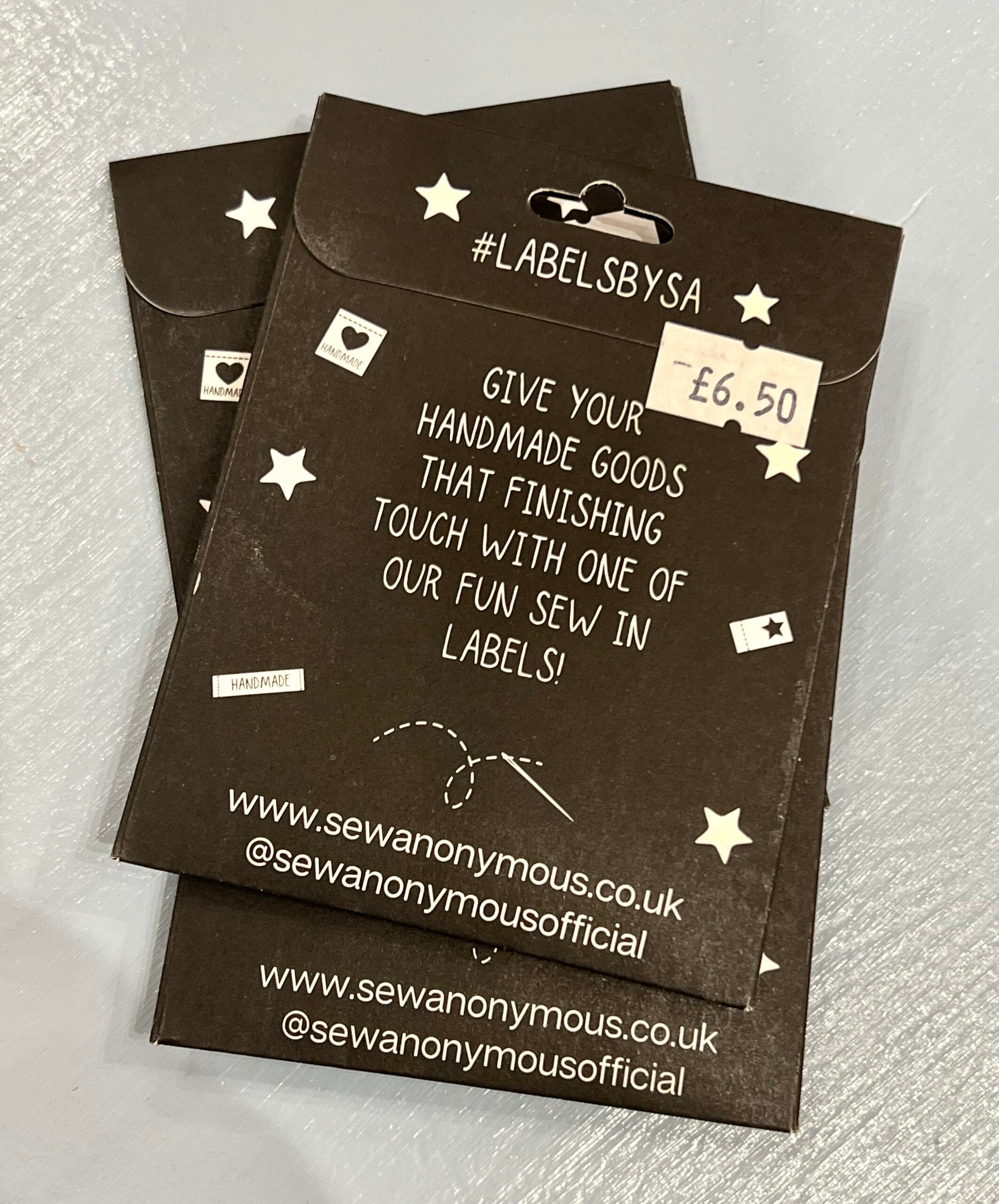 Sew Anonymous x 8 “Boho Flowers” Woven Labels