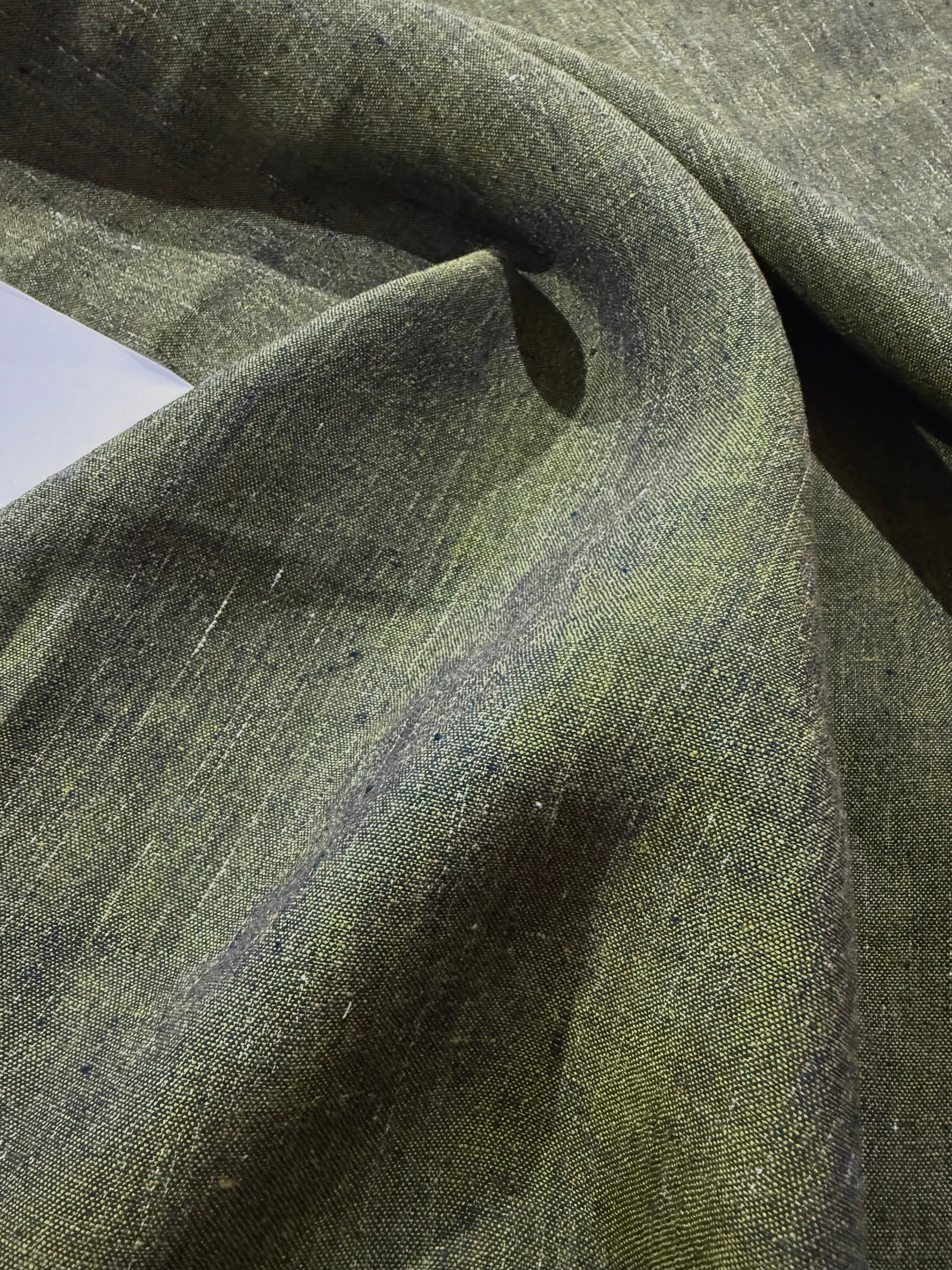 Sea-Drift Laundered Pure Linen - Mossy Forest