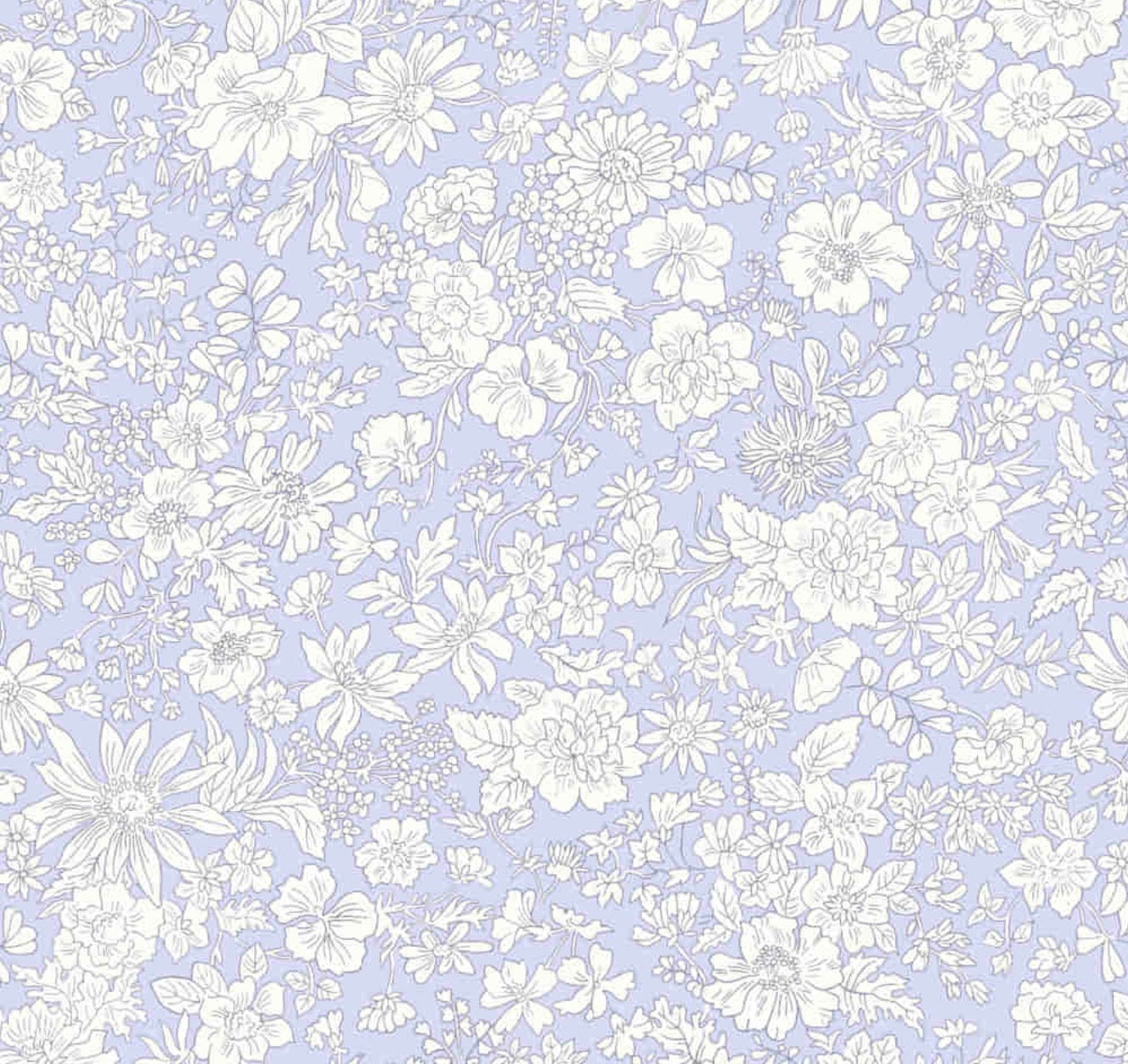Emily Belle Lasenby Cotton Individual Fat Quarter By Liberty Fabrics - Lilac (Neutrals) 016666425 A