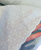 Seafoam Embroidered Cotton