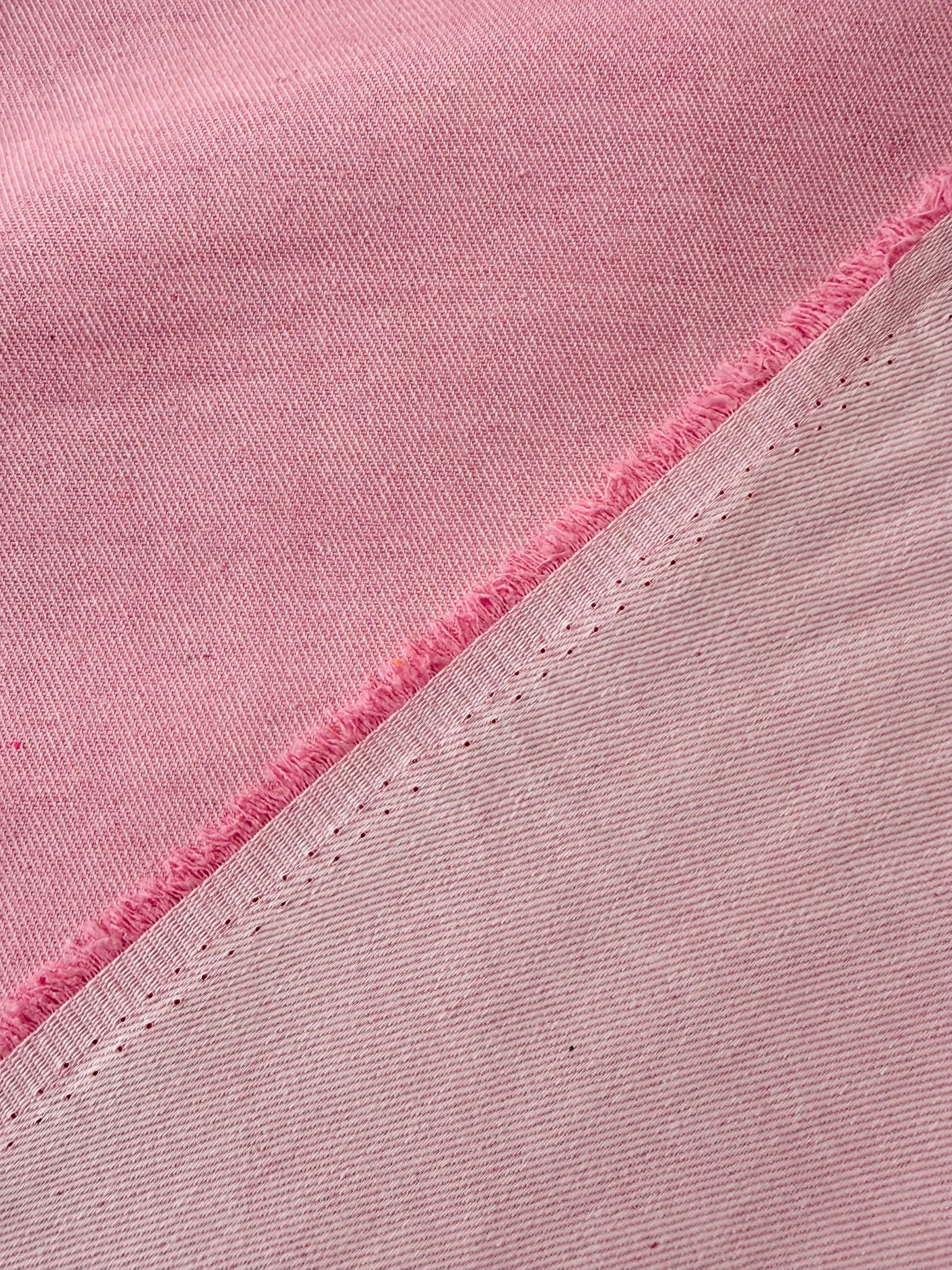 Non Stretch Pastel Denim - Pink