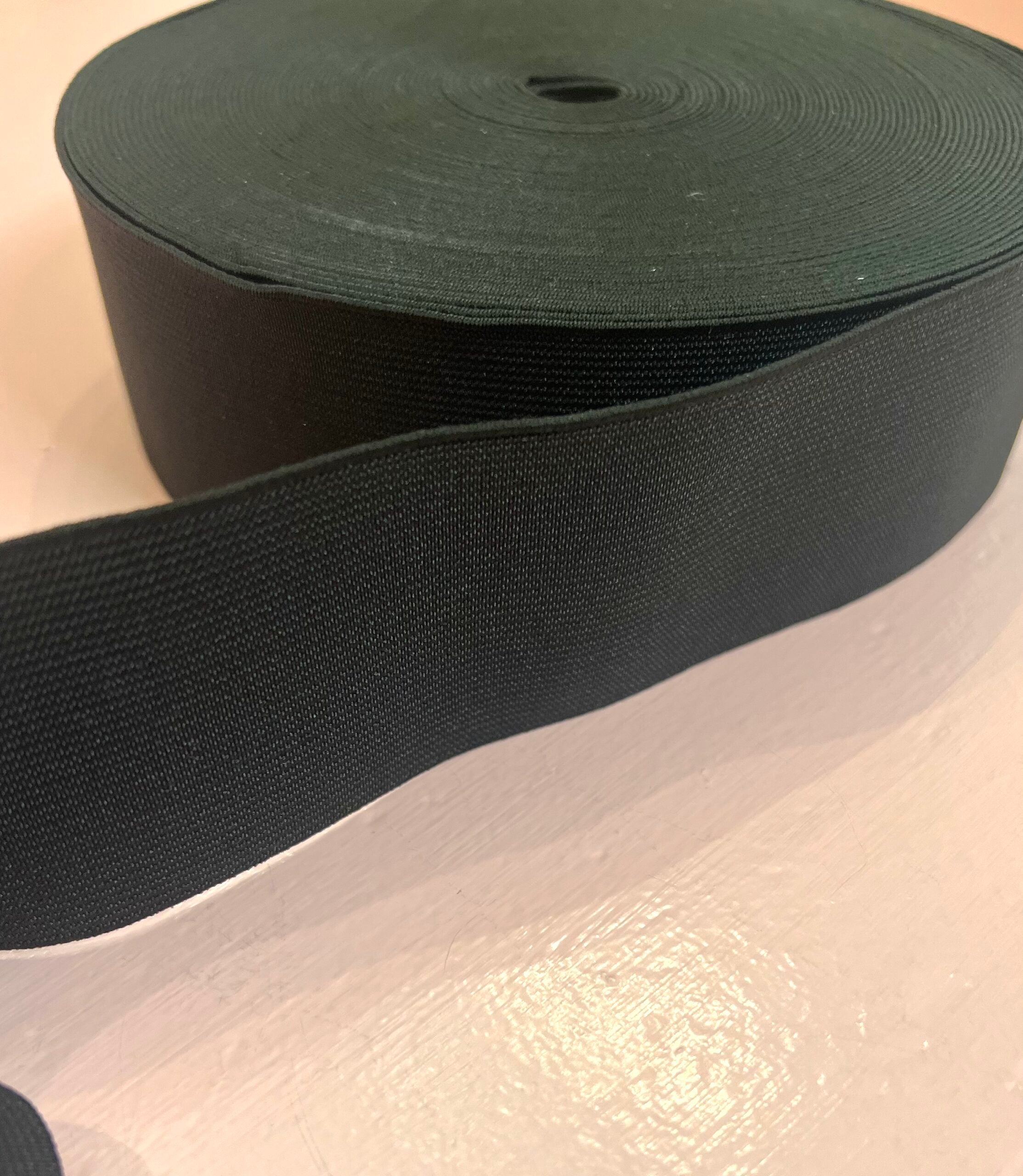 Black Woven Elastic 5.0 cm Wide