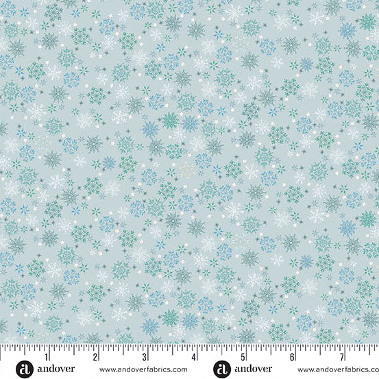 Frosty Blue MU236B - Country Christmas By Makower UK