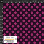 Plum And Pink Polka Spots Cotton Jersey By Stof Of Denmark