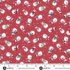 Snowman Red MU232R - Country Christmas By Makower UK