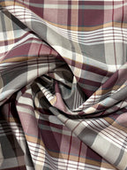 Berry Tartan Check Cotton