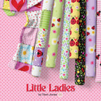 Little Ladies Picnic Patchwork Blossom A-10500-E  By Tami Jones For Andover Fabrics