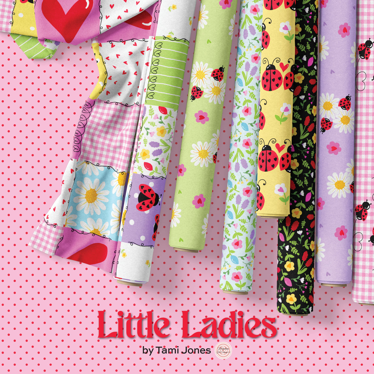 Little Ladies 5 Inch Charm Pack By Tami Jones For Andover Fabrics