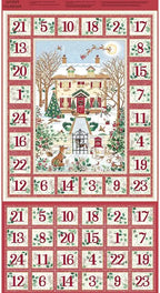 Country Christmas Advent Calendar By Makower UK