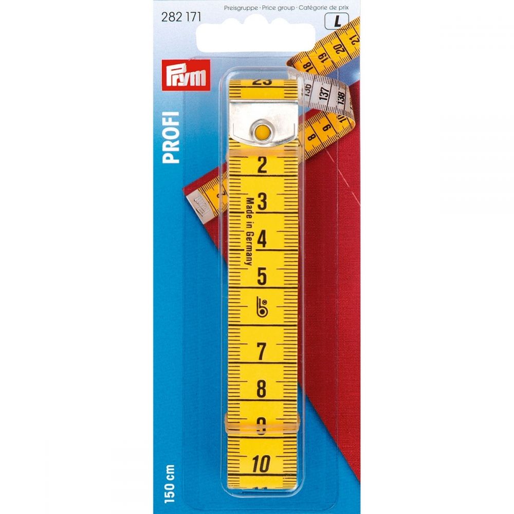 Prym 282171 Tape Measure Profi Metric cm/cm 150cm (60 inch)