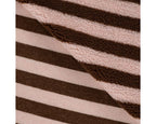 Pink Stripe Sherpa Teddy