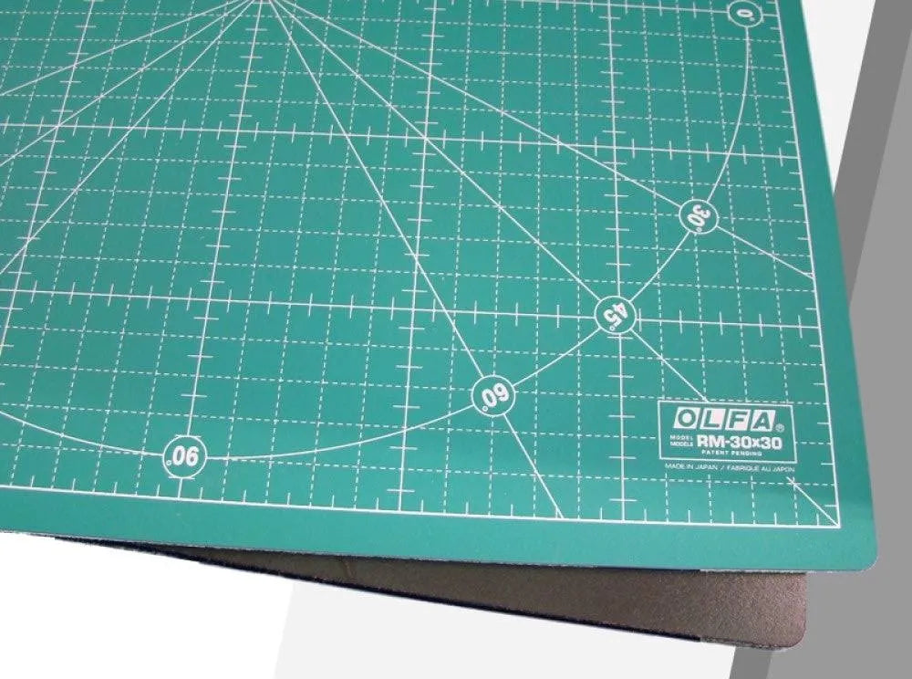 Rotating Cutting Mat 30cm x 30cm RM-30x30-RC - By Olfa