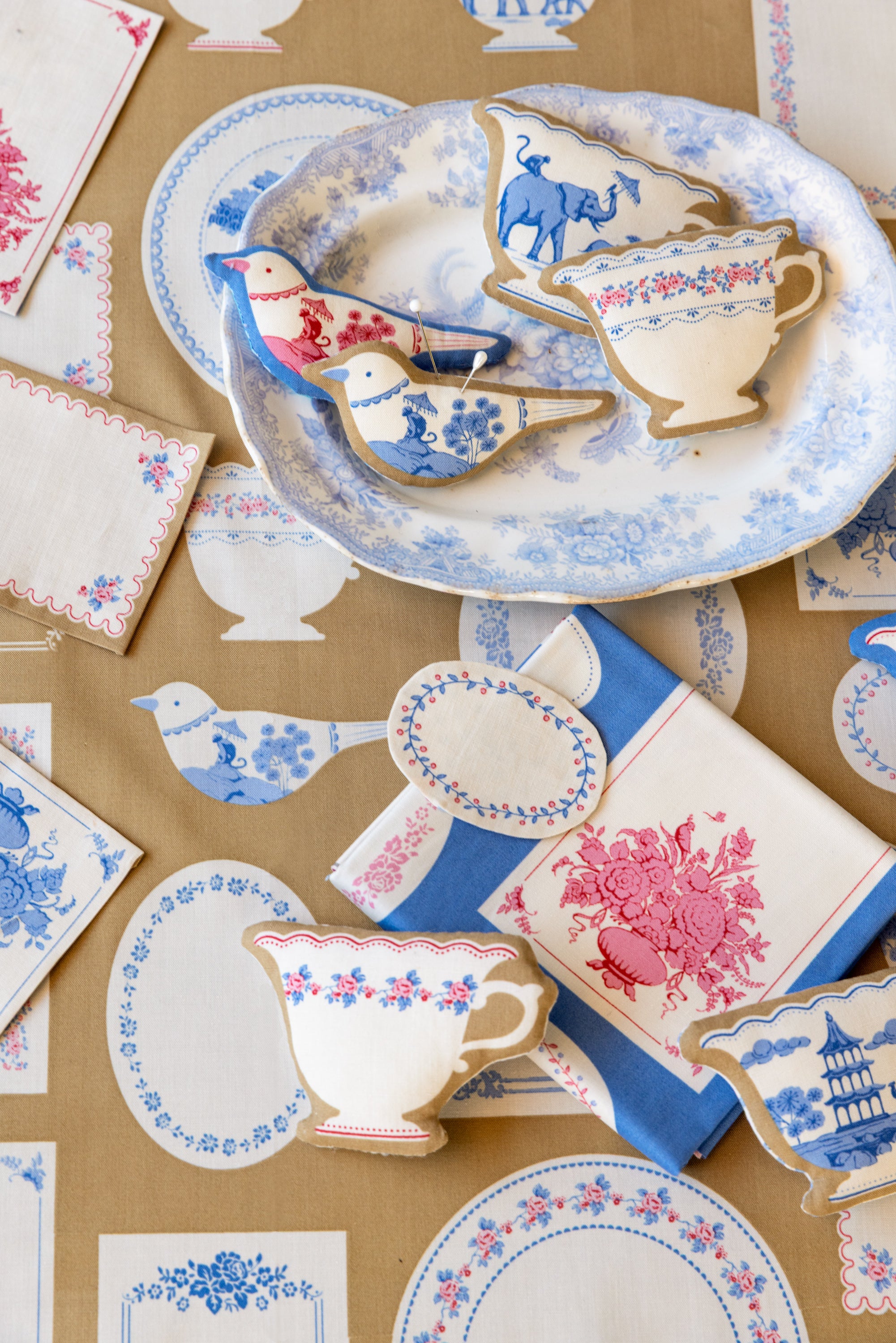 Something Blue - Labels And Ornaments Blue TD110173 By Tilda