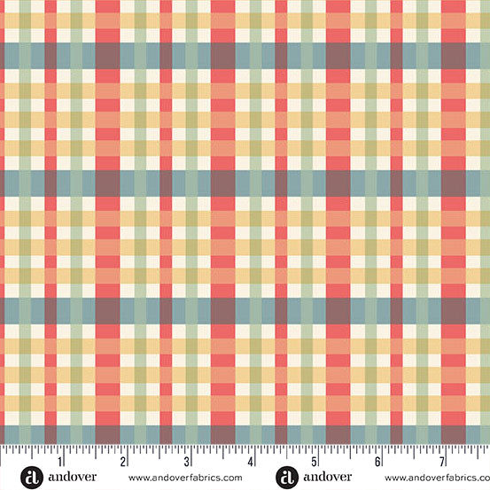 Sparrow Falls Check Flax A-10384-L By Andover Fabrics