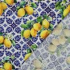 Amalfi Lemons Cotton Viscose Blend