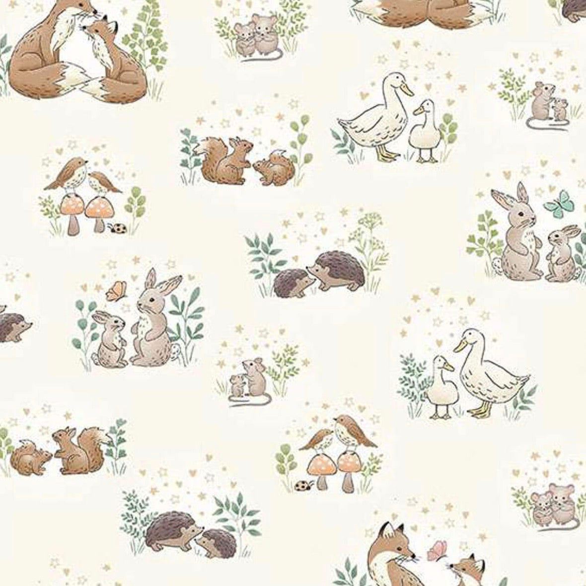 Little Ones - Hugs Cream 189/Q - By Makower UK