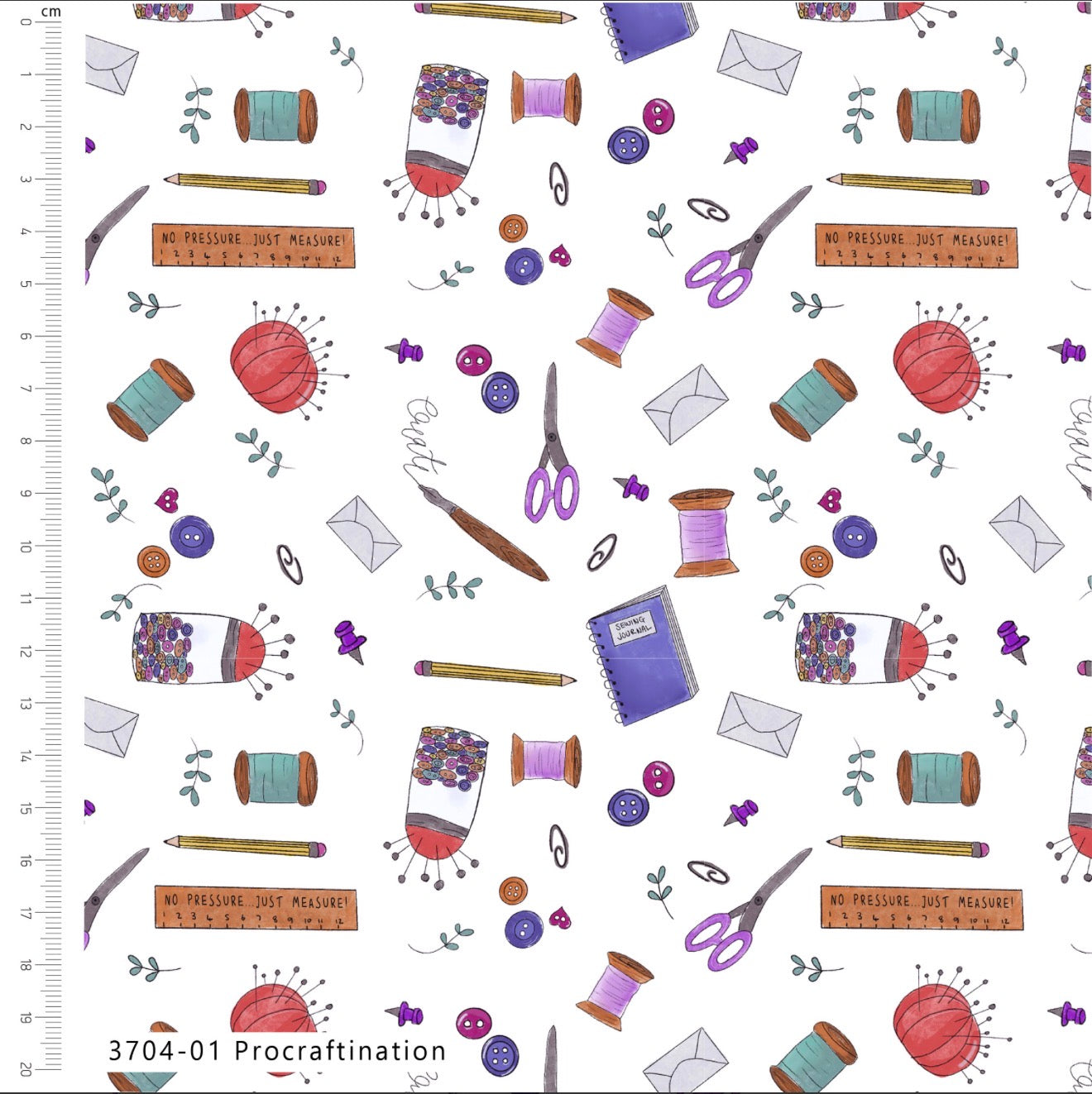 Procraftination 3704-01 By The Fabric Squirrel
