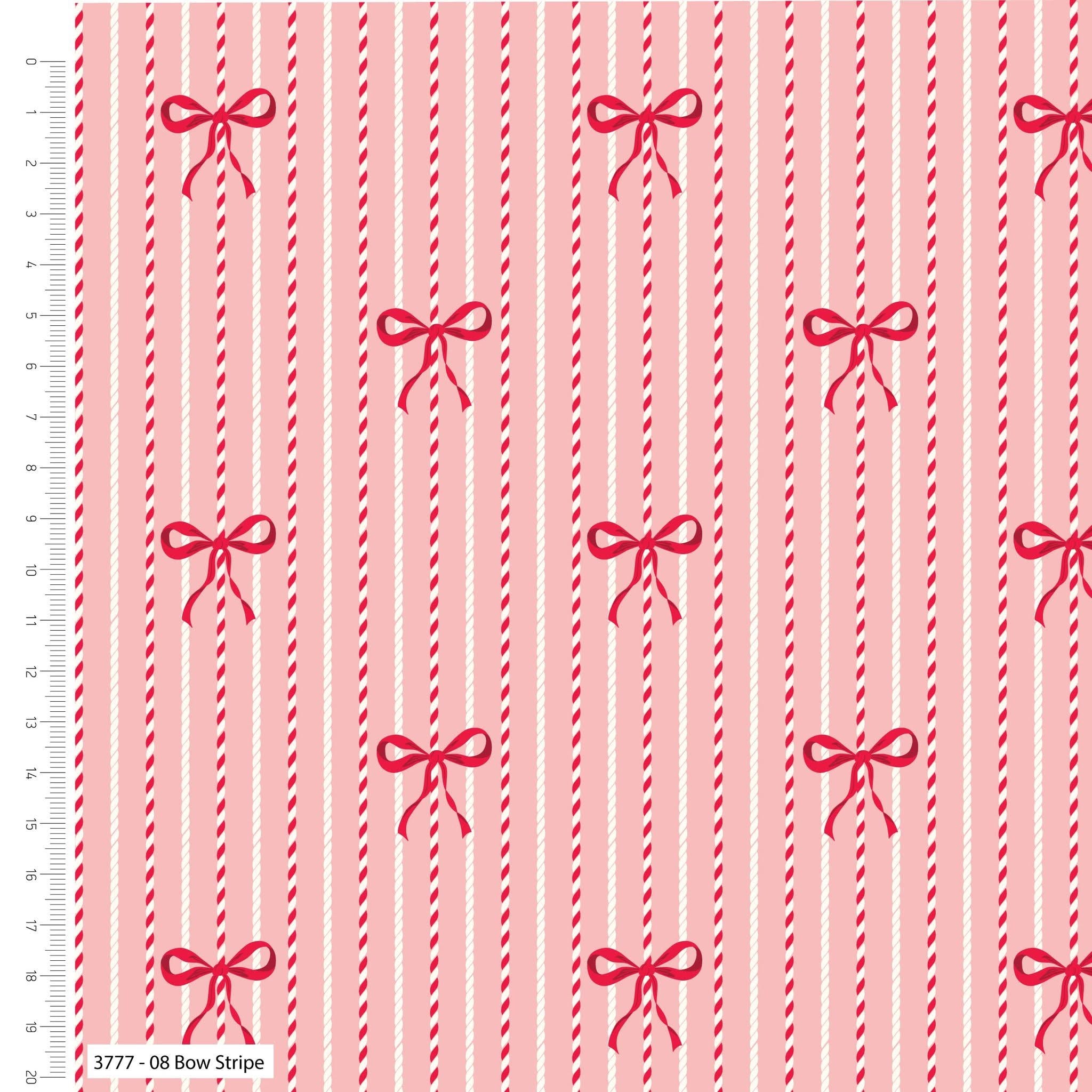 Baubles & Bows - Bow Stripe 3777-08