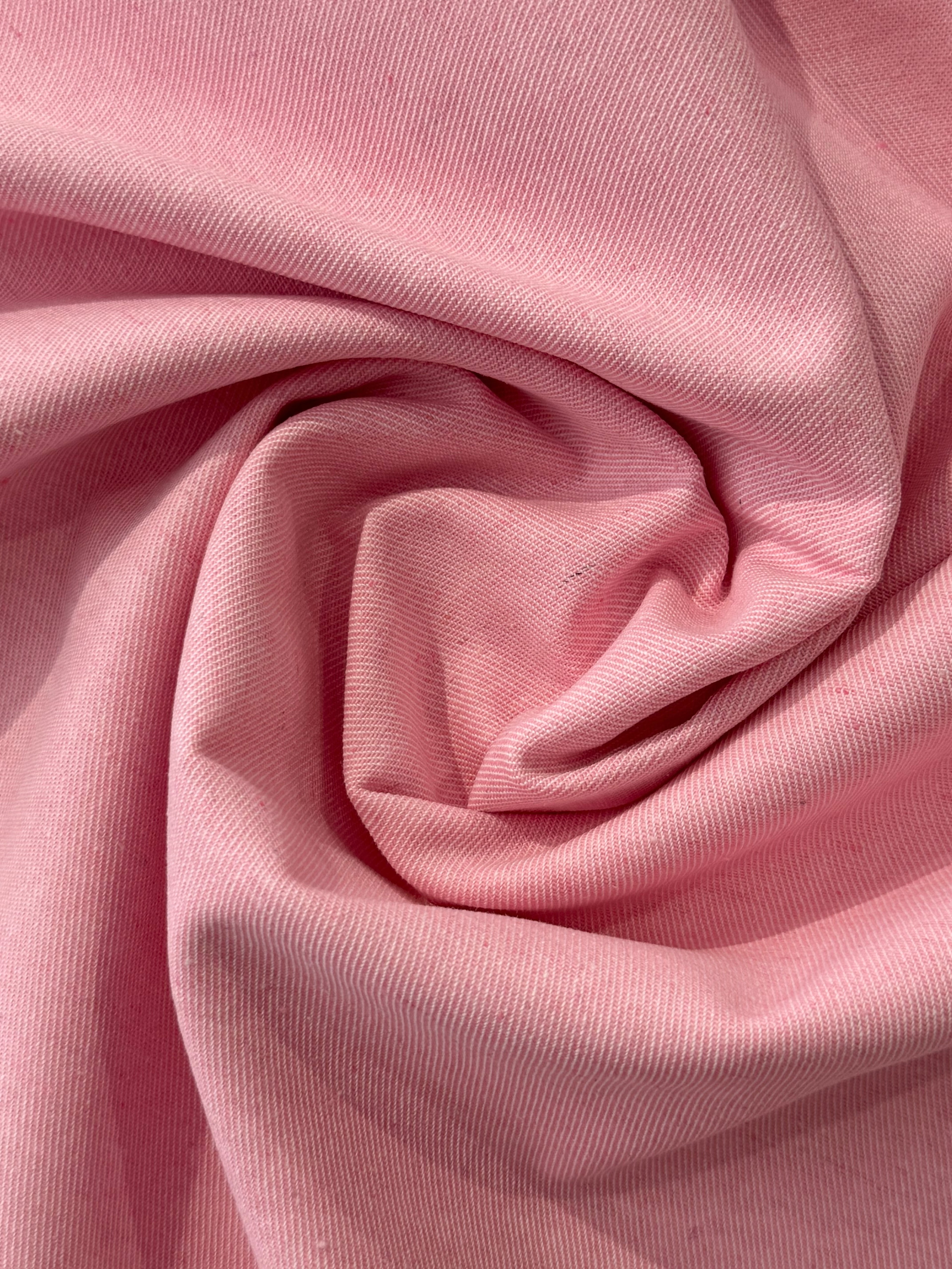 Non Stretch Pastel Denim - Pink