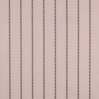 Pale Pink Jacquard Flower Stripe Cotton