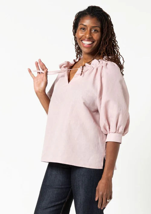 Reynolds Woven Top By Style Arc Sizes 4-16 / 18-30