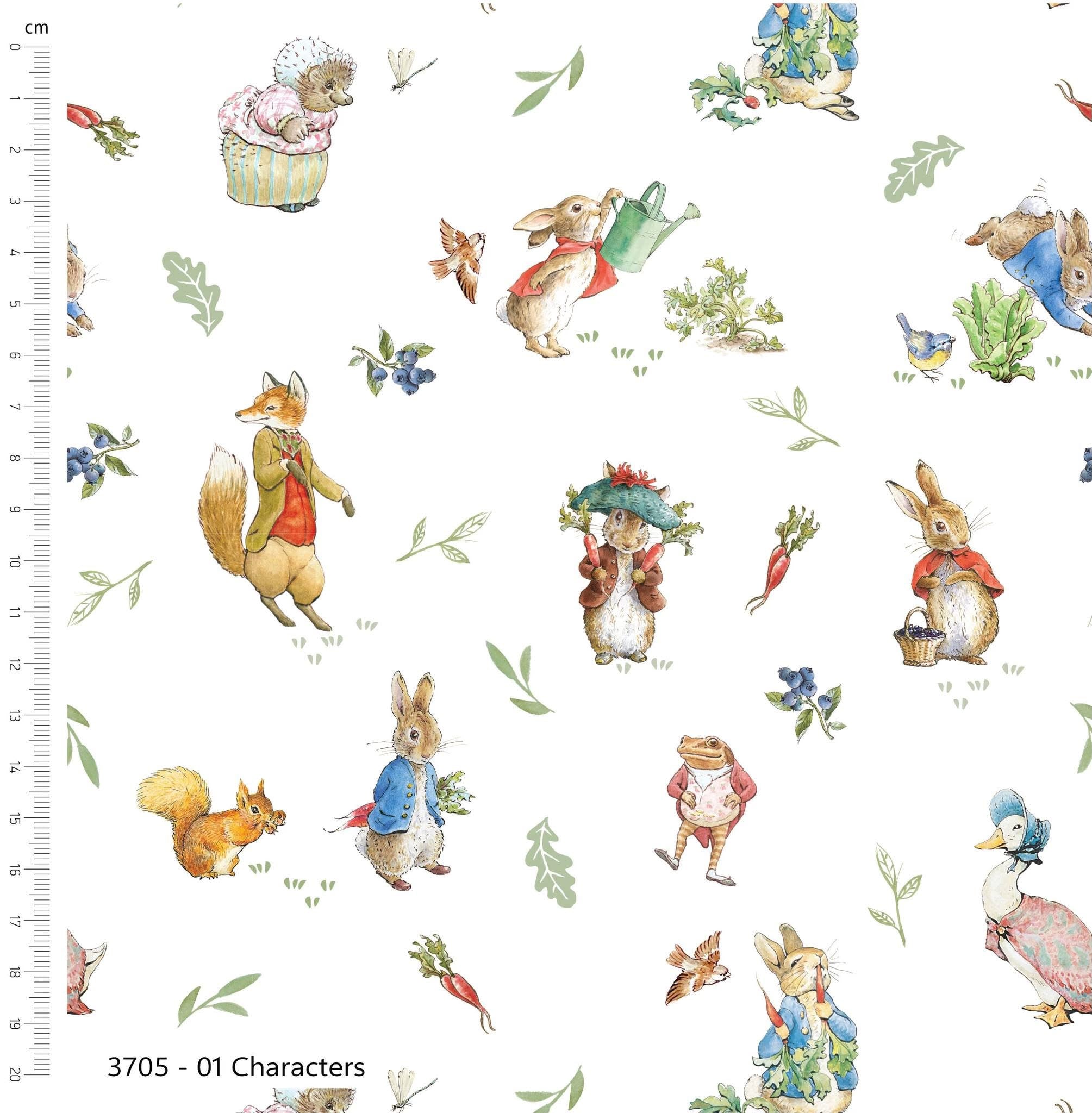 Peter Rabbit - Tales Of The Burrow - 5 Fat Quarter Bundle