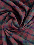 Shot Effect Crinkle Tartan