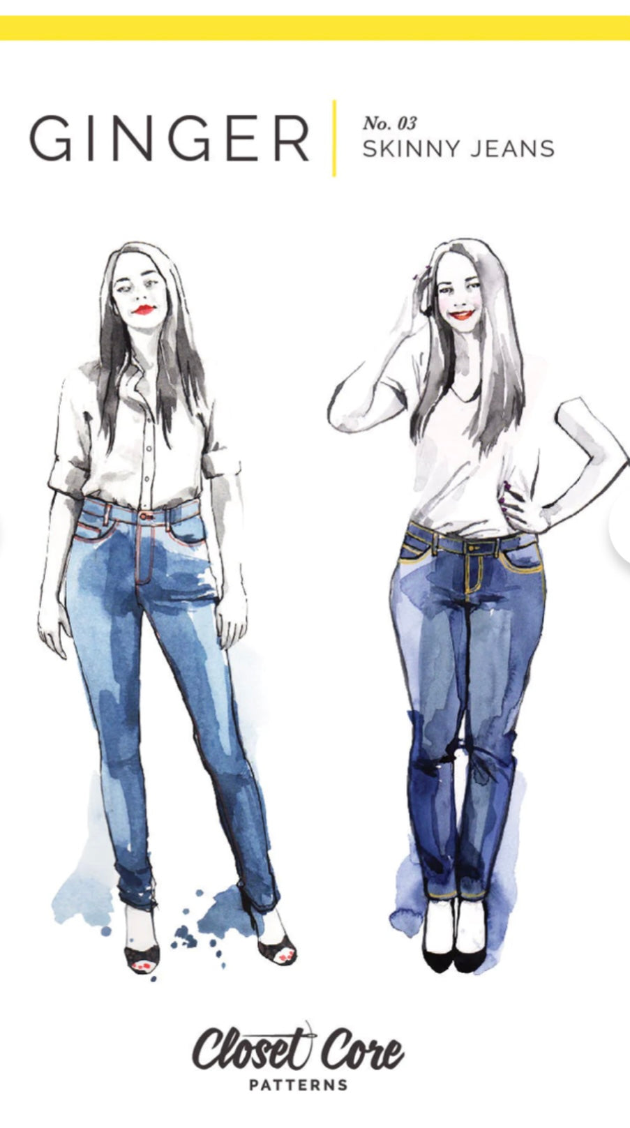 Ginger Jeans By Closet Core Patterns