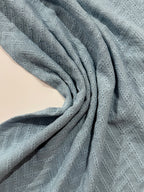 Sea Foam Embroidered Cotton