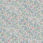 Petite Fleur By Makower UK - Rose Pale Blue - 181-B Fat Quarter