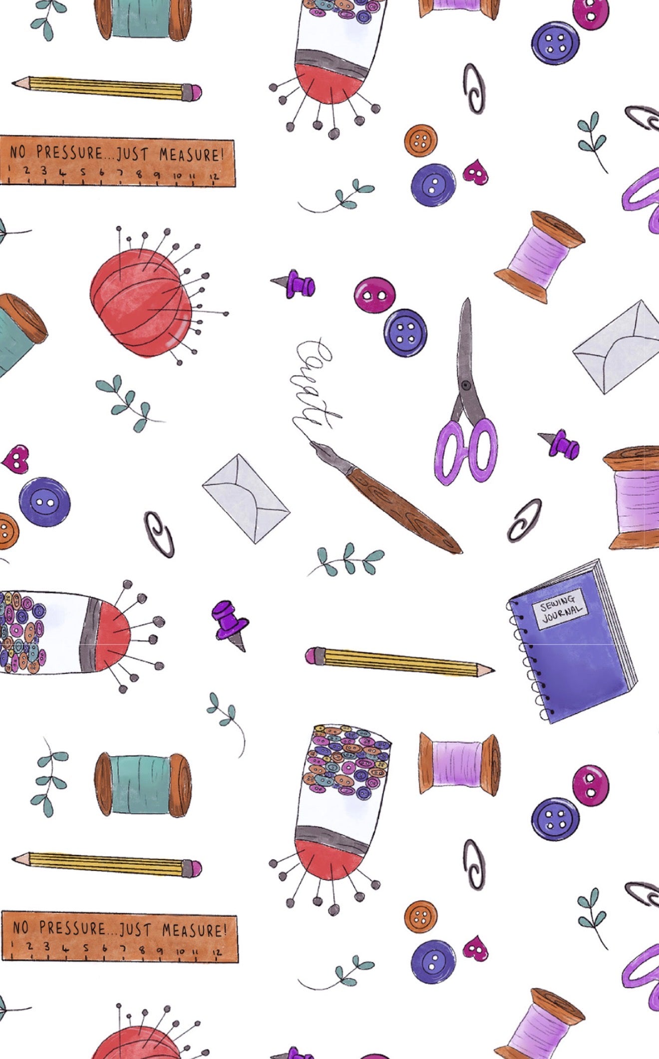 Procraftination Individual Fat Quarter By The Fabric Squirrel