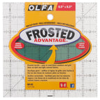 6.5” x 6.5” Inch Square Patchwork Ruler QR6S - Frosted Non Slip By Olfa