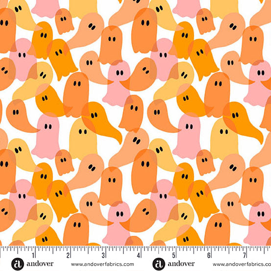 Ghostly Garden 5 Inch Charm Pack By KP Creates for Andover Fabrics