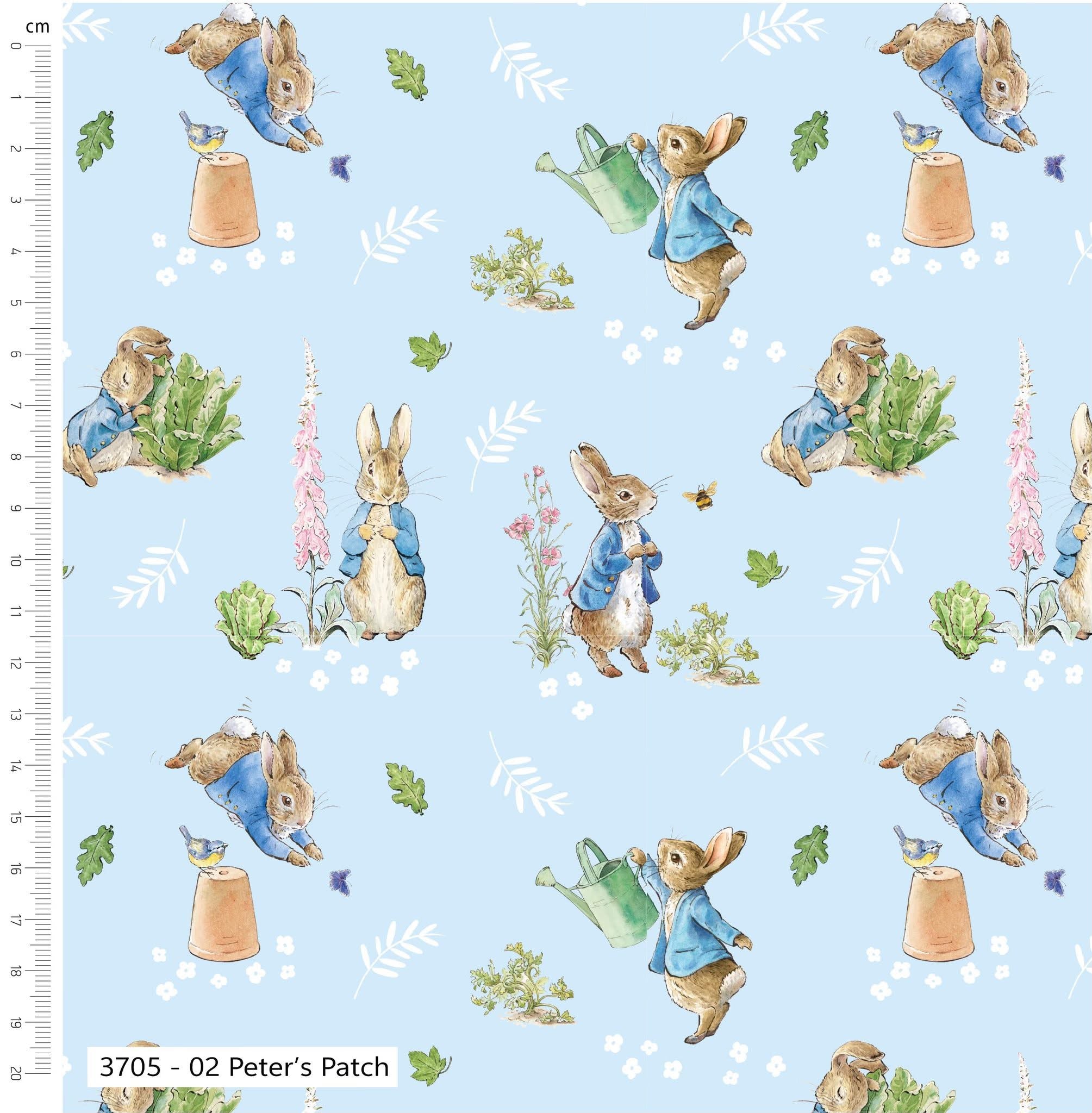 Peter Rabbit - Tales Of The Burrow - 5 Fat Quarter Bundle