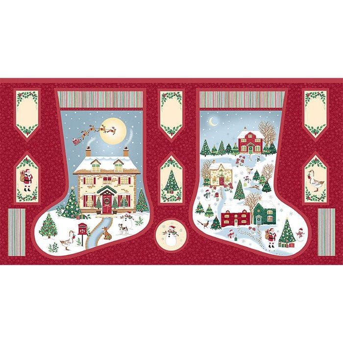 Country Christmas Stocking By Makower UK