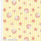 Sundaes By The Sea By Susan Wheeler - 3761-06  Sea Shell Stripe